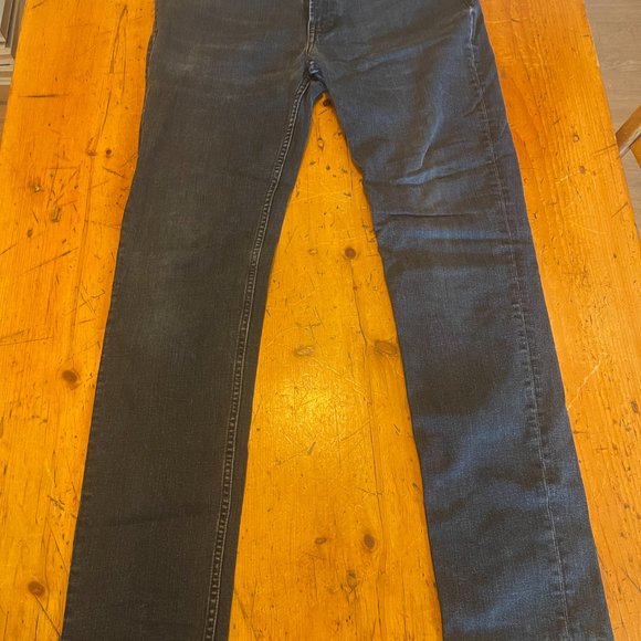 Acne Studios Skinny Fit Jeans North Blue / Black Size 34 - Picture 3 of 5